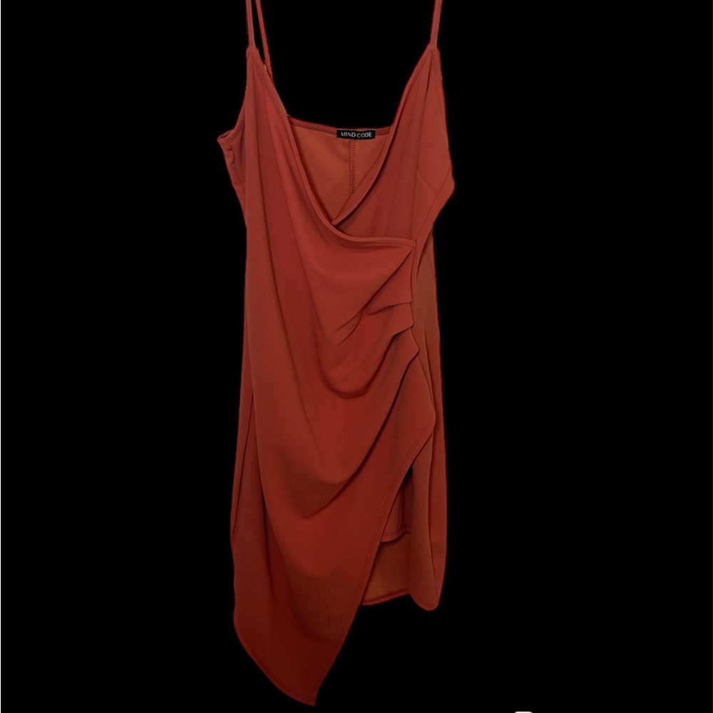 Women’s Coral Colored Mind Code Fancy Dress❤️‍🔥